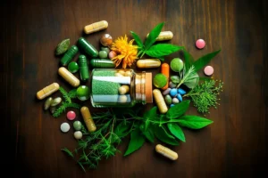 supplements_with_leaves_herbs_alternative_medicine_generative_ai_nature73944_38854